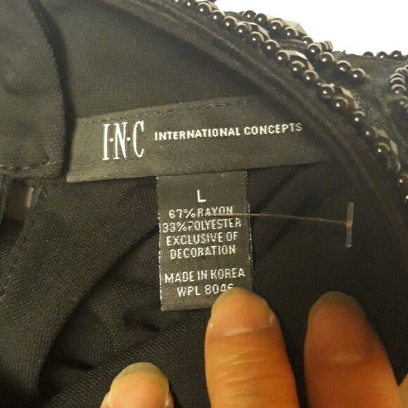 INC INTERNATIONAL CONCEPT halter dress large - Picture 8 of 8